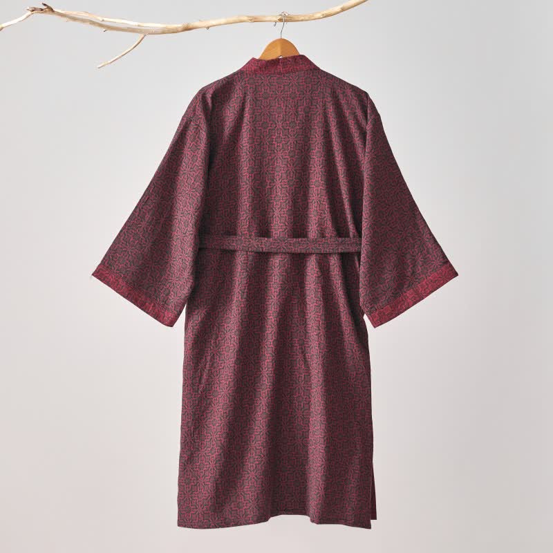 Kimono in garza di cotone ispirato al Natale di Ownkoti - image 3