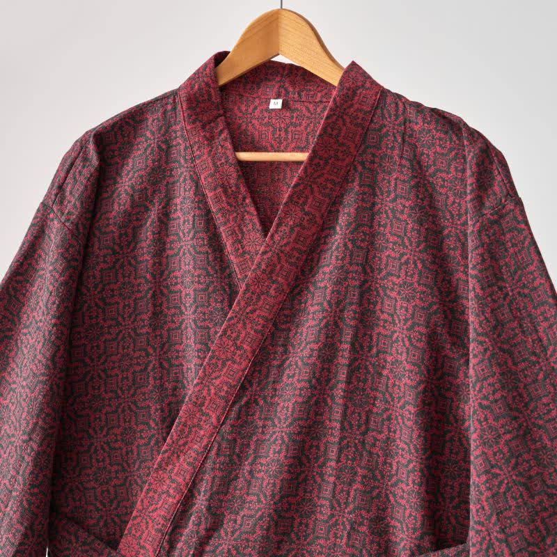 Kimono in garza di cotone ispirato al Natale di Ownkoti - image 4