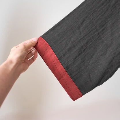 Kimono in garza di cotone tinta unita minimalista Ownkoti - image 6