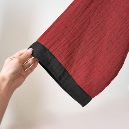 Kimono in garza di cotone tinta unita minimalista Ownkoti - image 12