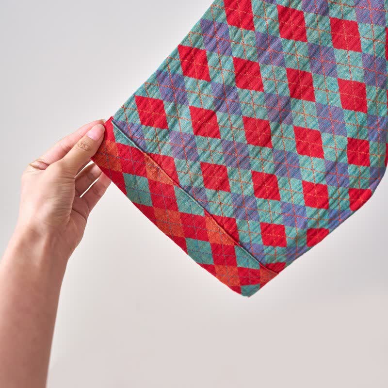 Kimono in garza di cotone a rombi Ownkoti Classic - image 17