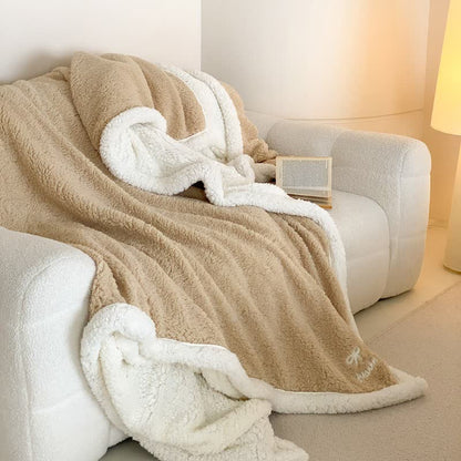 Coperta reversibile Ownkoti Bow Sherpa - Cachi - Matrimoniale - image 23