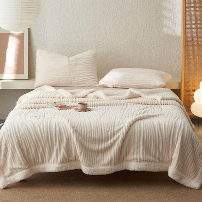 Coperta in sherpa jacquard con motivo ad albero Ownkoti - image 15