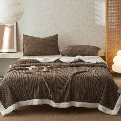 Coperta in sherpa jacquard con motivo ad albero Ownkoti - image 11