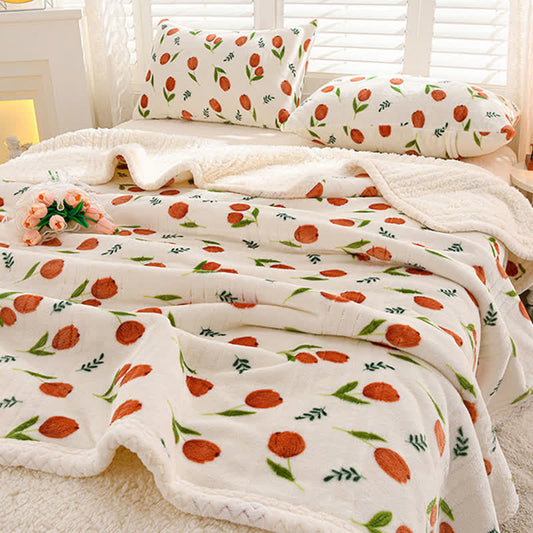 Coperta reversibile Ownkoti Tulip Sherpa - Matrimoniale - image 0