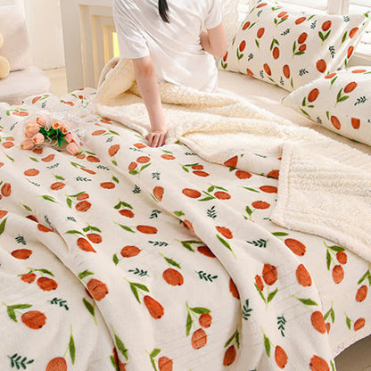 Coperta reversibile Ownkoti Tulip Sherpa - image 1