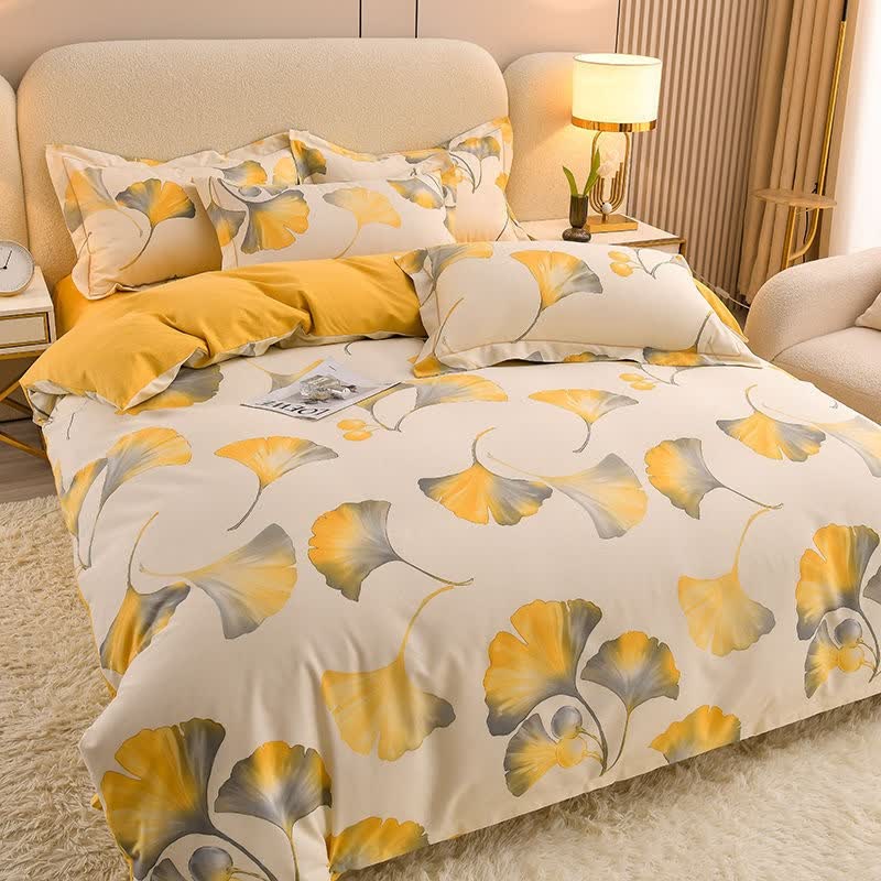 Set di biancheria da letto in cotone Ginkgo Timeless Ownkoti (4 pezzi) - image 1