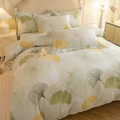 Set di biancheria da letto in cotone Ownkoti Fresh Ginkgo (4 pezzi) - image 2