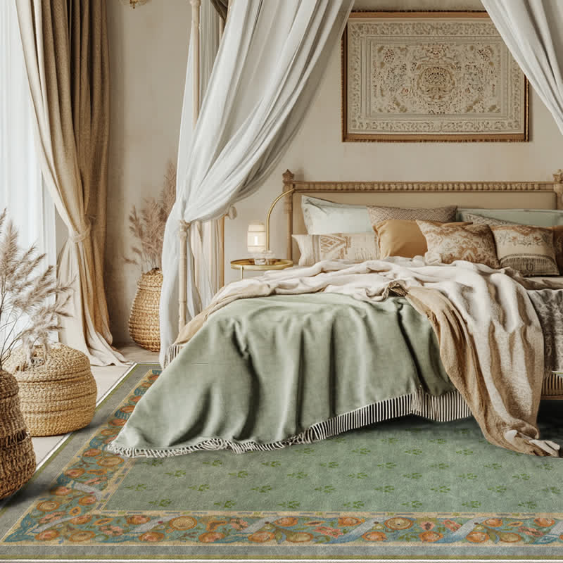 Tappeto pieghevole Ownkoti Refresh Green Floral - 153cm x 244cm - image 0