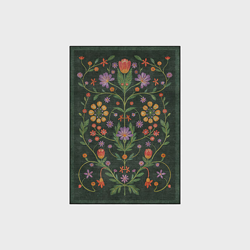 Tappeto per interni ed esterni Ownkoti Retro Vibrant Floral - image 3