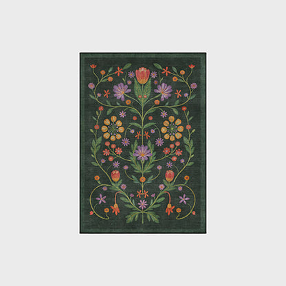 Tappeto per interni ed esterni Ownkoti Retro Vibrant Floral - image 3