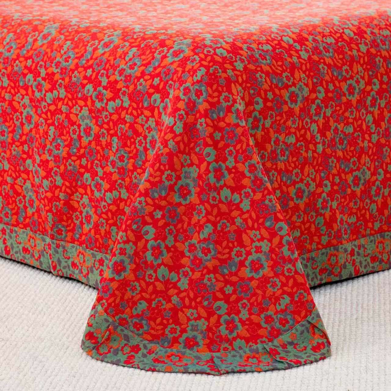 Biancheria da letto in garza di puro cotone floreale Ownkoti (4 pezzi) - image 6