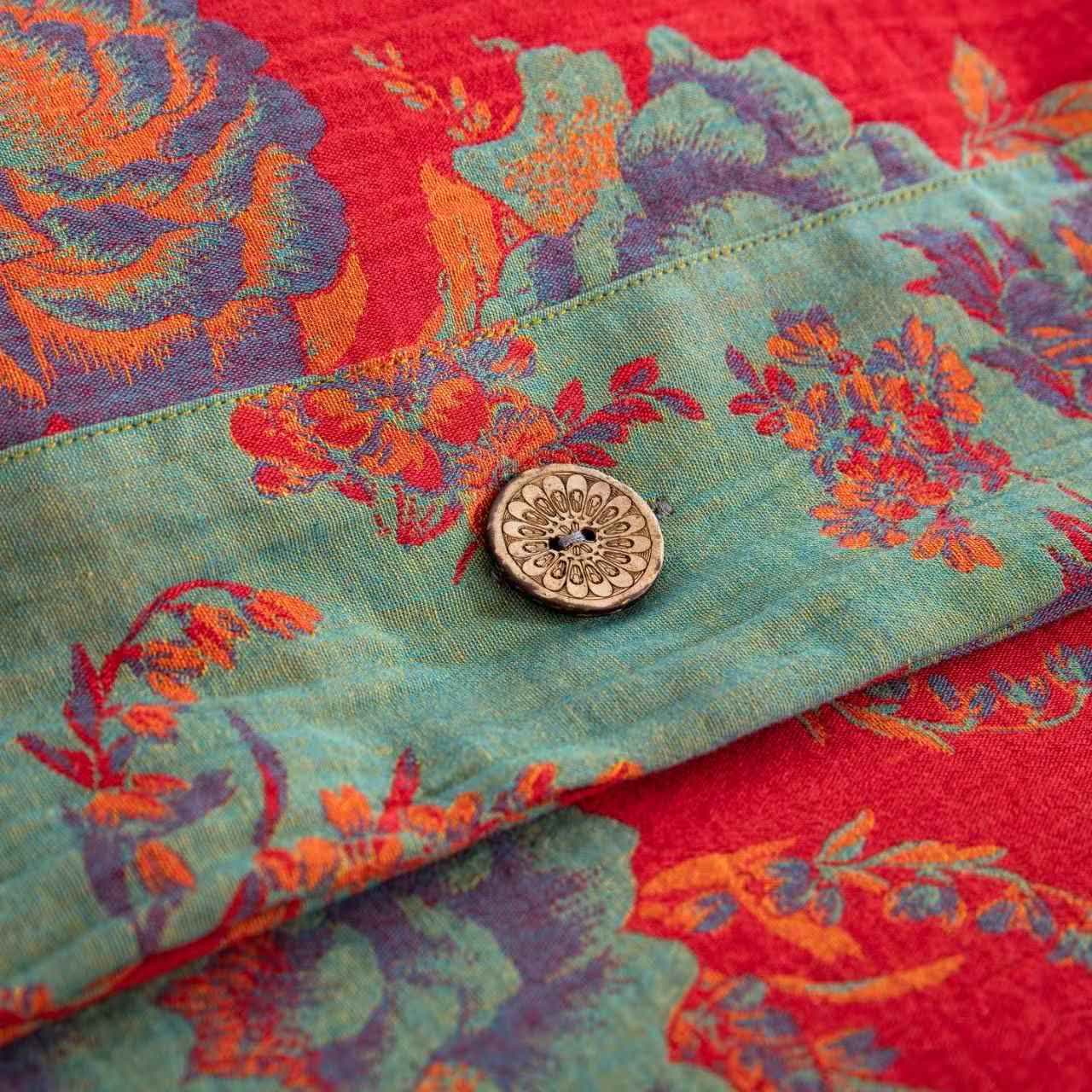 Biancheria da letto in garza di puro cotone Ownkoti Peony (4 pezzi) - image 6