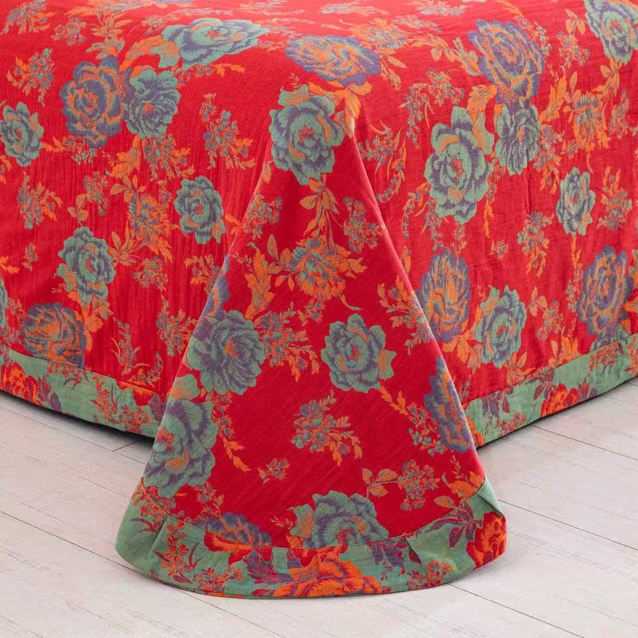 Biancheria da letto in garza di puro cotone Ownkoti Peony (4 pezzi) - image 5