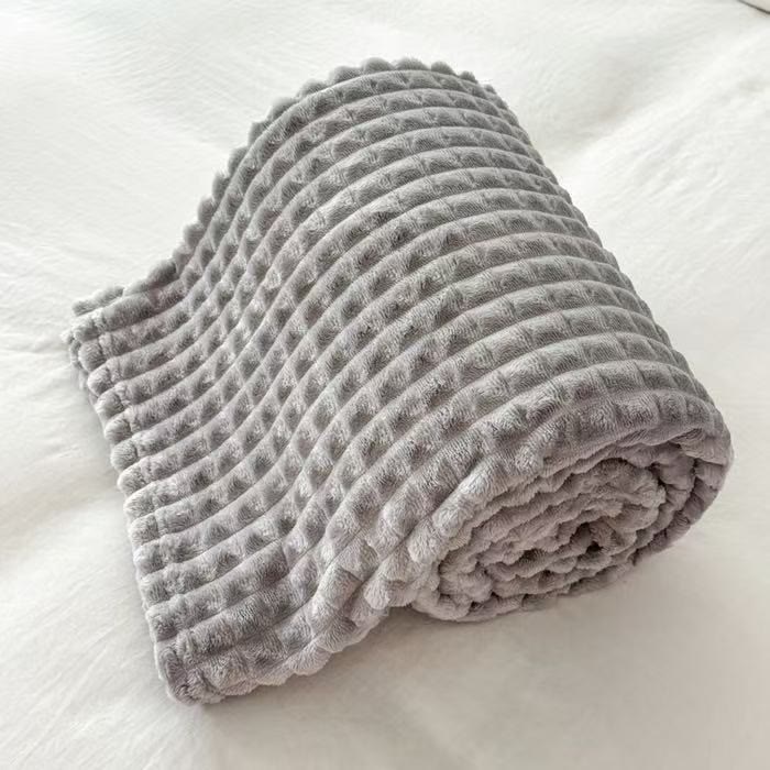 Coperta scozzese spessa e calda - Grigio - 200cm x 230cm - image 19