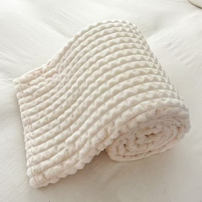 Coperta scozzese spessa e calda - Bianco - 200cm x 230cm - image 12