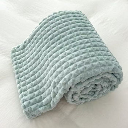 Coperta scozzese spessa e calda - Blu - 200cm x 230cm - image 24