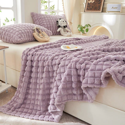 Coperta scozzese spessa e calda - image 7