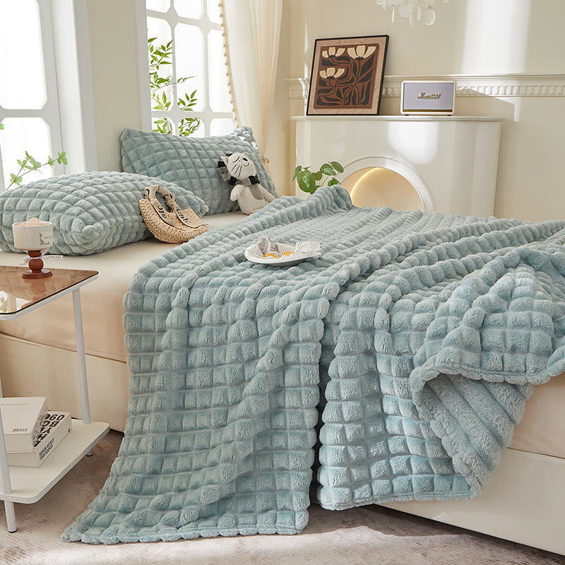 Coperta scozzese spessa e calda - image 31