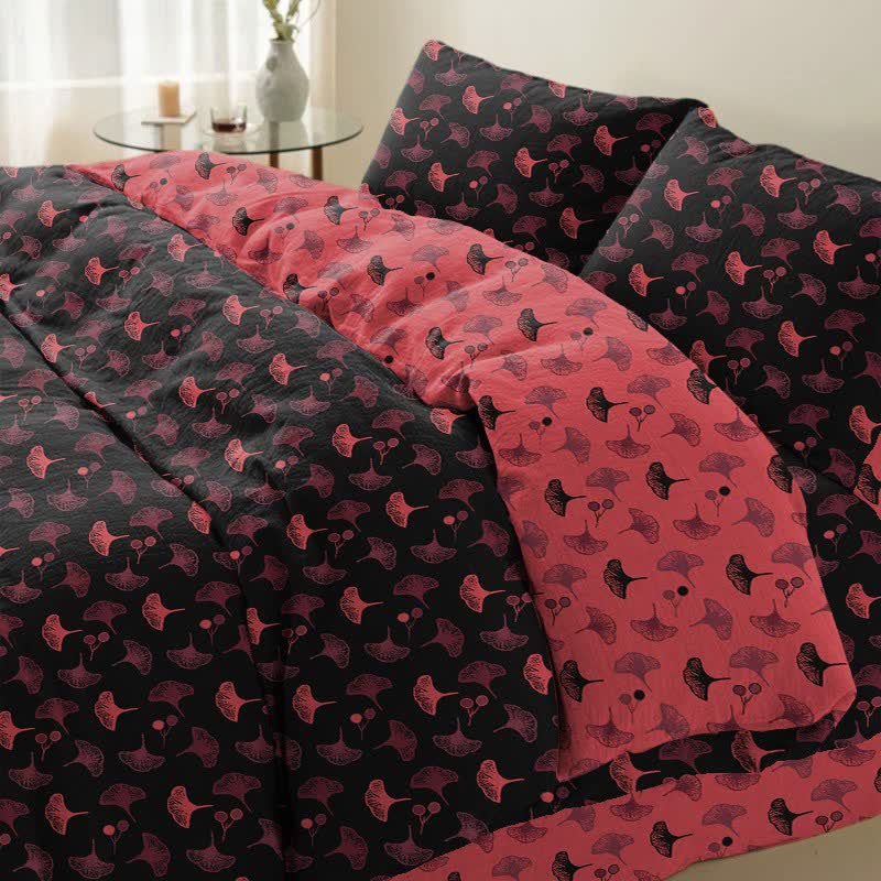 Set di biancheria da letto in garza di cotone Ginkgo Timeless Ownkoti (4 pezzi) - image 3