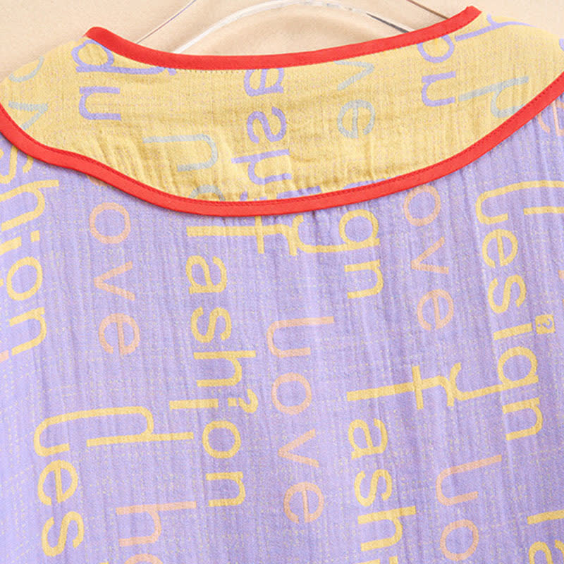 Camicia da notte vintage in cotone taglie forti Ownkoti - image 1