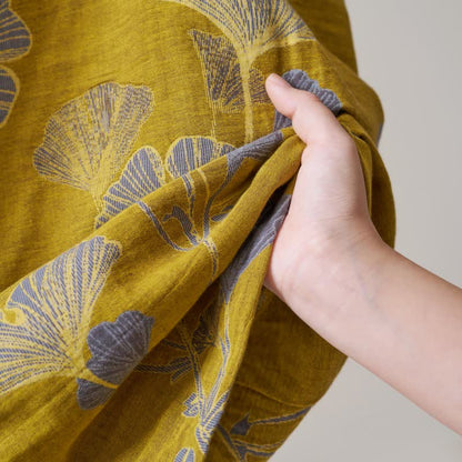 Kimono in garza di cotone e ginkgo - image 45