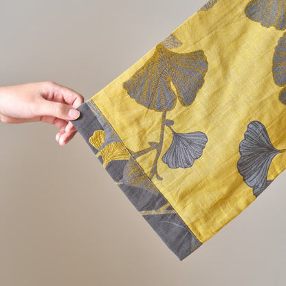 Kimono in garza di cotone e ginkgo - image 15