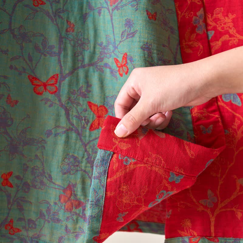 Kimono vintage a farfalla in garza di cotone Ownkoti - image 16