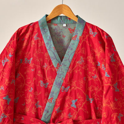 Kimono vintage a farfalla in garza di cotone Ownkoti - image 7