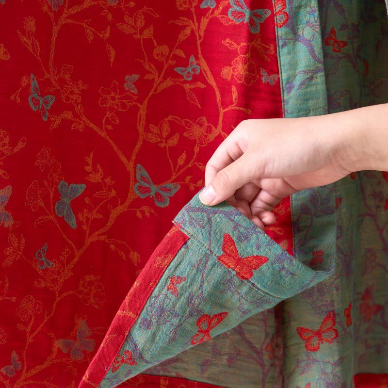 Kimono vintage a farfalla in garza di cotone Ownkoti - image 8