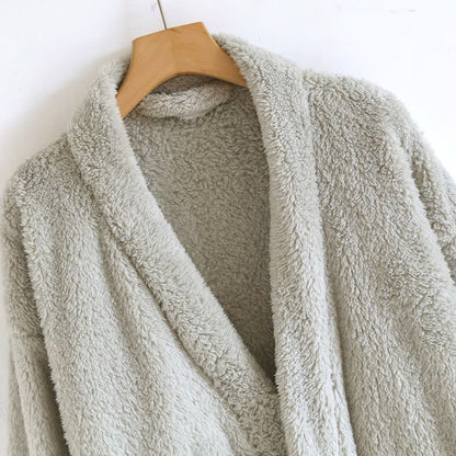 Ownkoti - Accappatoio in peluche coordinato per coppia - image 7