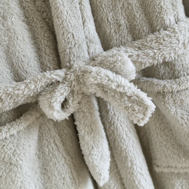 Ownkoti - Accappatoio in peluche coordinato per coppia - image 10