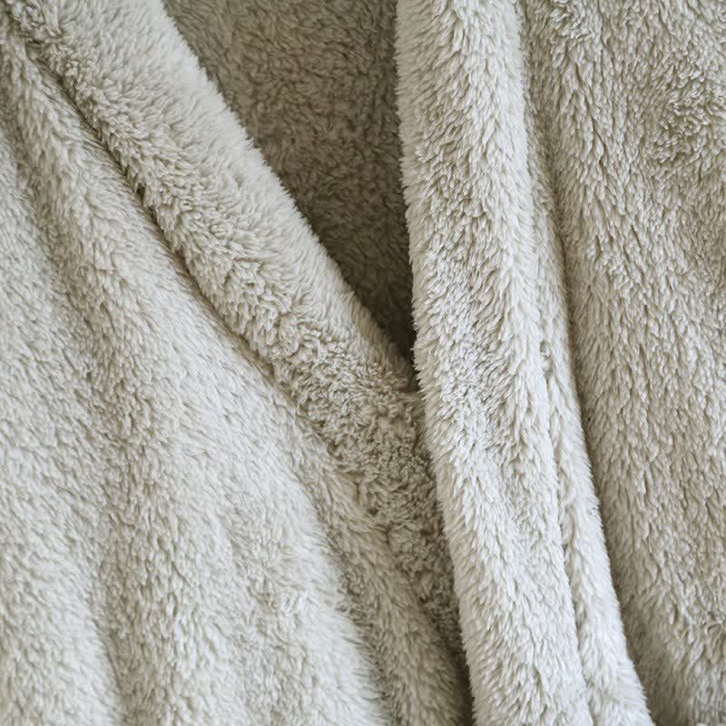 Ownkoti - Accappatoio in peluche coordinato per coppia - image 9