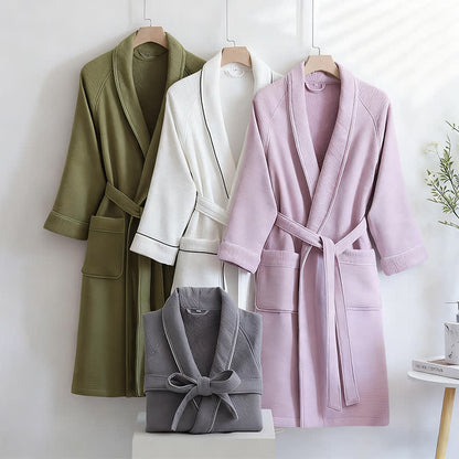 Accappatoio unisex in cotone tinta unita Ownkoti - image 0