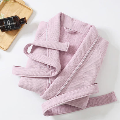 Accappatoio unisex in cotone tinta unita Ownkoti - image 11