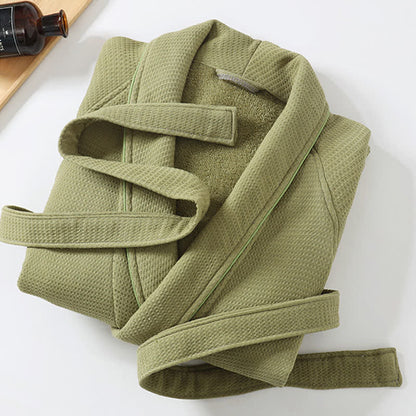 Accappatoio unisex in cotone tinta unita Ownkoti - image 5