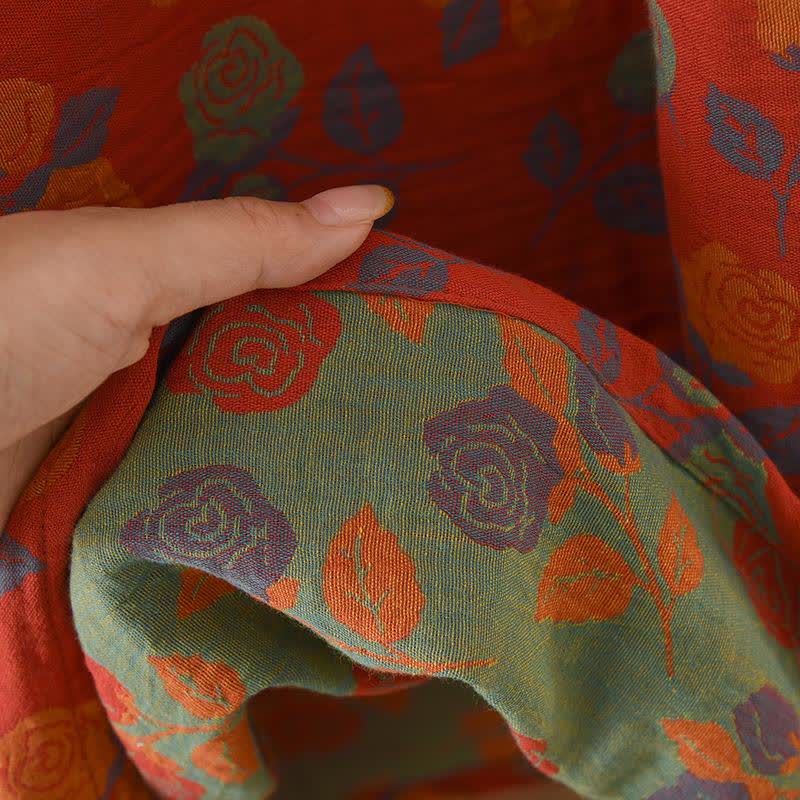 Camicia da notte a maniche lunghe in garza di cotone Ownkoti Rose - image 6