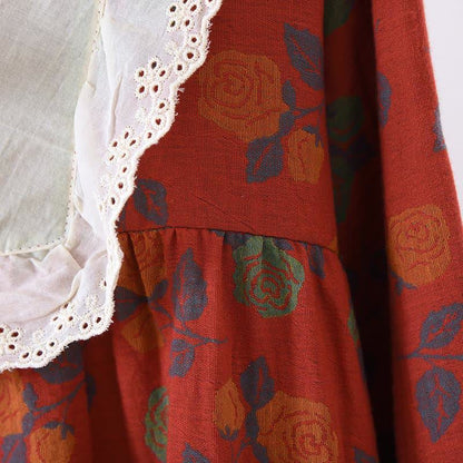 Camicia da notte a maniche lunghe in garza di cotone Ownkoti Rose - image 3