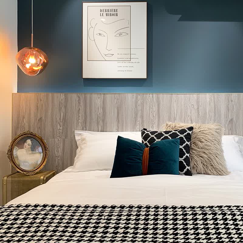 Coperta con nappa pied de poule classica Ownkoti - image 4