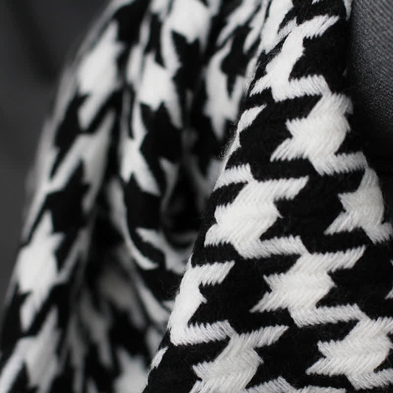 Coperta con nappa pied de poule classica Ownkoti - image 7