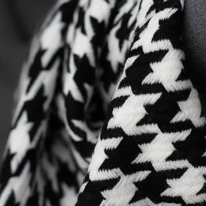 Coperta con nappa pied de poule classica Ownkoti - image 7