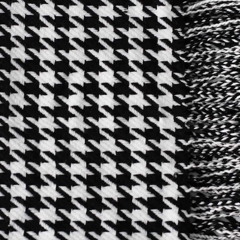 Coperta con nappa pied de poule classica Ownkoti - image 6