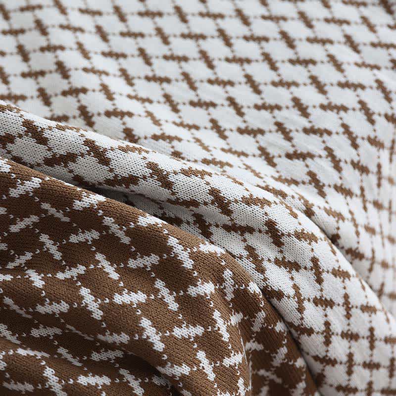 Coperta lavorata a maglia in stile nordico Ownkoti - image 16