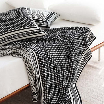Coperta lavorata a maglia in stile nordico Ownkoti - image 0