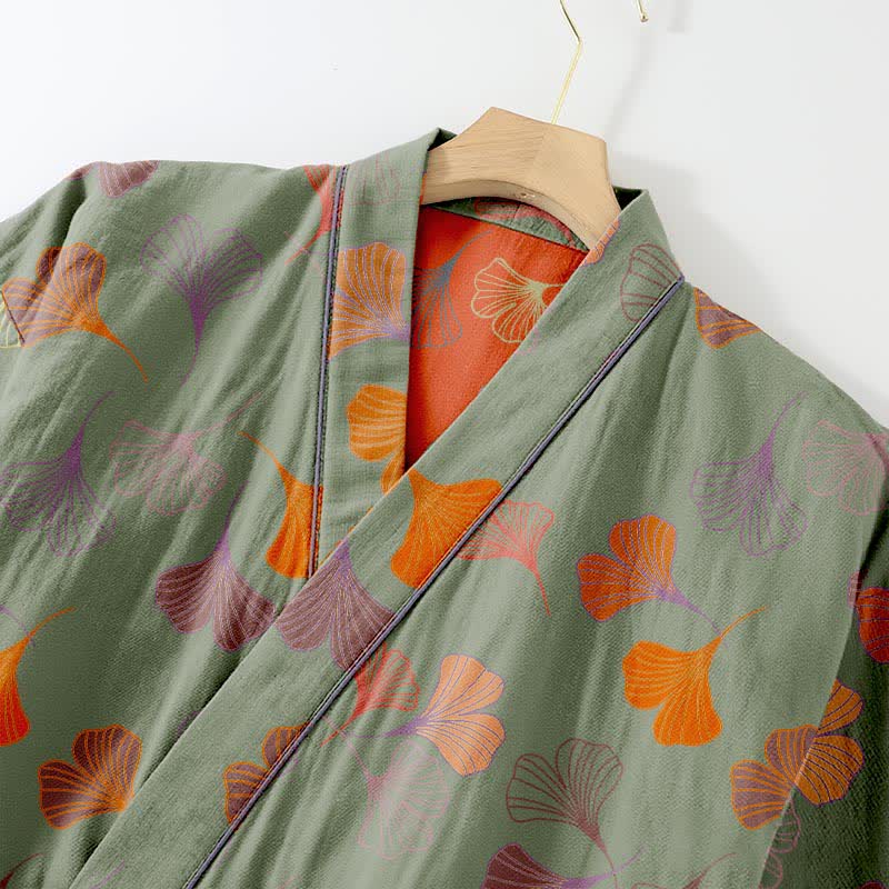 Completo da salotto in kimono di garza di cotone Ginkgo - image 13