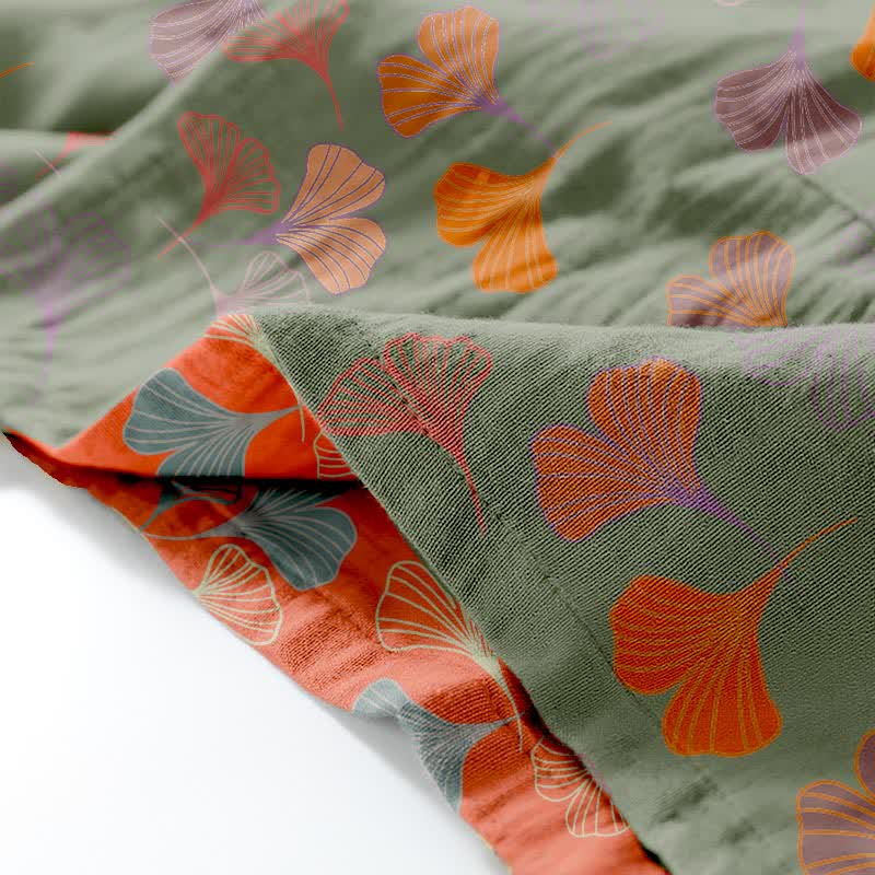 Completo da salotto in kimono di garza di cotone Ginkgo - image 24