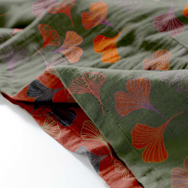 Completo da salotto in kimono di garza di cotone Ginkgo - image 35