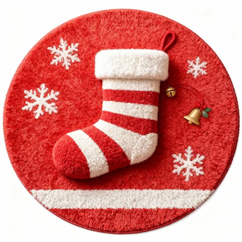 Tappeto effetto calza di Natale 3D Ownkoti - image 1