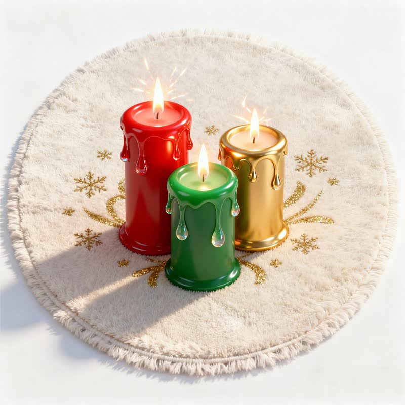 Tappeto effetto 3D ispirato al Natale di Ownkoti - image 4