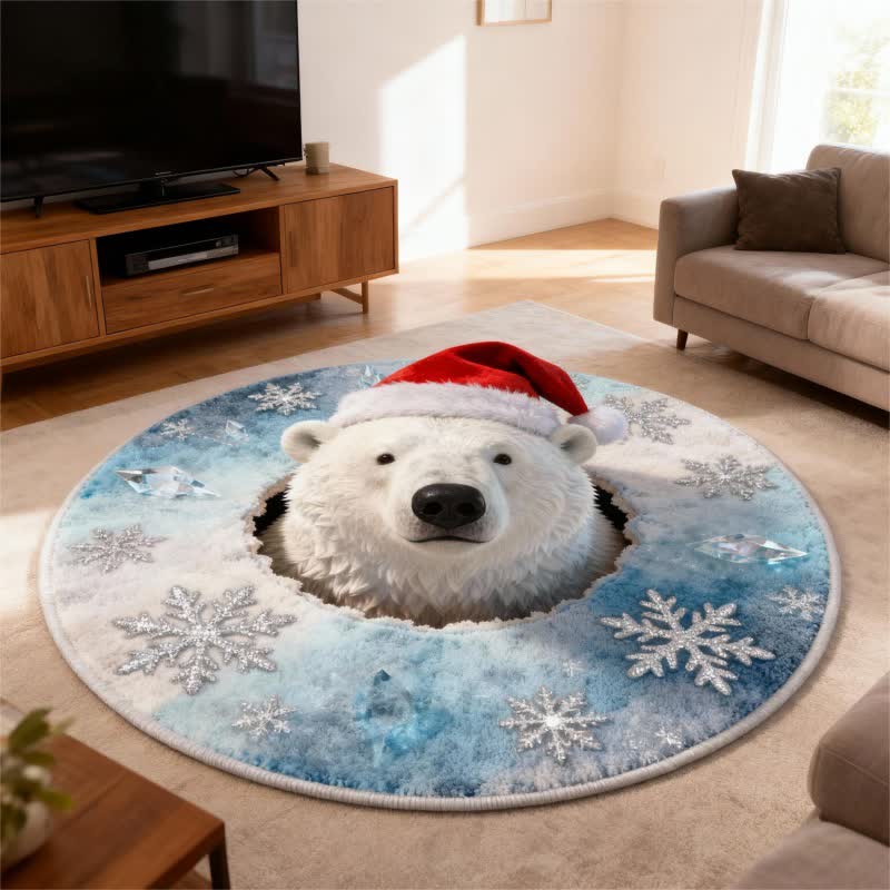 Tappeto effetto 3D ispirato al Natale di Ownkoti - image 6